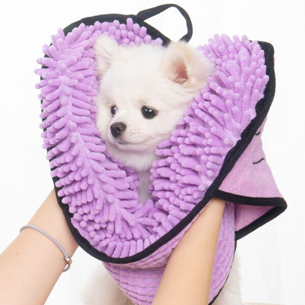 Microfiber Super Absorbent Bathrobe Quick-Drying Pet Towel - Image 8